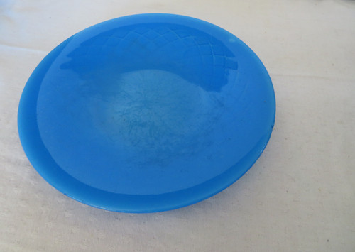 Ancienne assiette opaline - ancienne, en