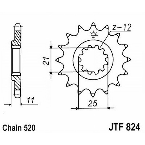 Pignone 824 z17 - 824, pour