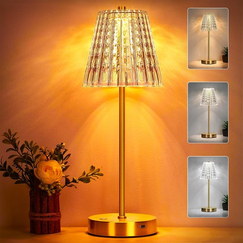Lampe table cristal - lampe, de