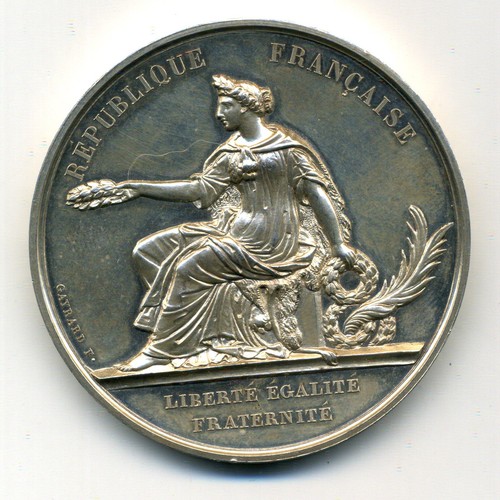 Rare médaille argent - (3889),