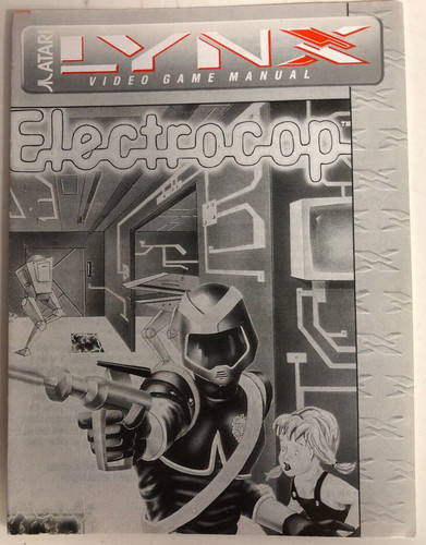 Notice electrocop atari lynx - atari,
