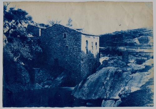 Cyanotype corse moulin - cyanotype,
