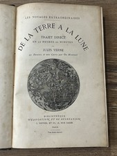 JULES VERNE De la Terre à la Lune / Autour de la Lune - Éd. Hetzel ancienne