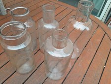 lot 5 anciens flacons