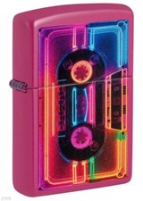 ZIPPO ★ NEON CASSETTE TAPE