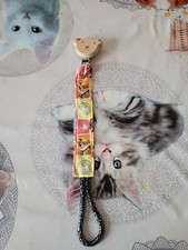 attache tétine en tissu