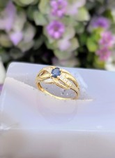 Bague en 2 ors centré d'un