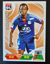 Bakary Koné 116 Lyon Carte Panini Adrenalyn XL Foot France Ligue 1 2012 2013