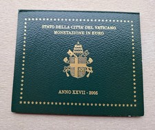 Coffret BU Vatican Série complète 2005 pape Jean-Paul II