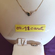 belle parure or jaune 18carats