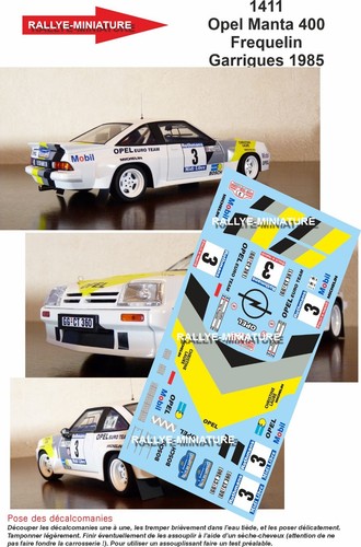 Decals ref 1411 opel - ref,