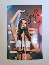PHOTO 10 x 15 ZAZIE - DÉDICACÉE PAR ZAZIE - AUTOGRAPHE - TRÈS RARE LES ENFOIRÉS