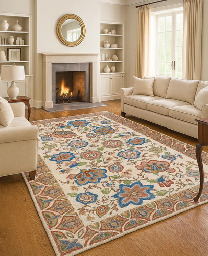 Tapis laine touffeté - en, la
