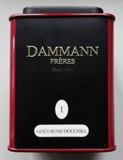 Boite métallique thé Dammann