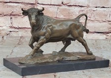 Sculpture taureau bronze - taureau,