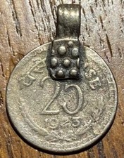 PENDENTIF PIÈCE INDIENNE