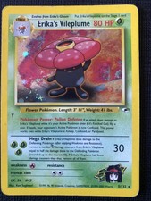 Carte Pokemon ERIKA'S VILEPLUME 5/132 HOLO Gym Hereos Wizards ENGLISH