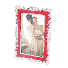 Photo Frame Modern Decorative Plastic Desktop Picture Frame With Back Stand For