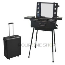 LUXOR Trolley beauty case valise pour maquillage avec miroir table de cosmétique