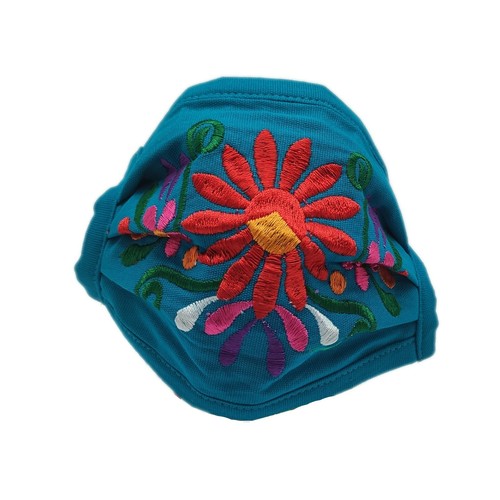 Face mask mexican embroidered - face,