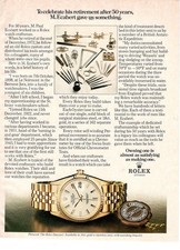 ROLEX Publicité Montre Oyster
