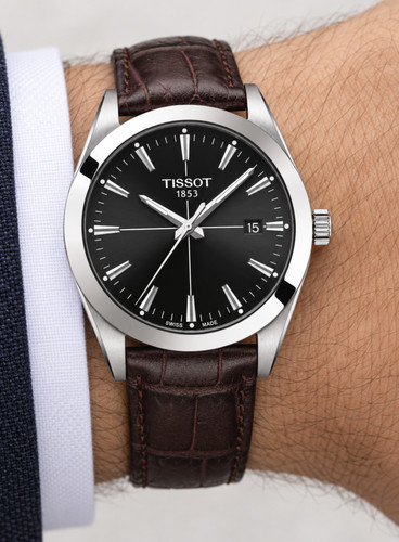 Tissot gentleman black dial - tissot,