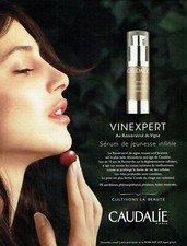 Publicité Advertising 099  2012  cosmétiques beauté visage Caudalie
