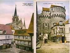 VANNES LOT de 2 cartes  