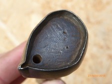 emporte piece outil ancien fleuriste modiste fer à gaufrer fleur feuille n°59