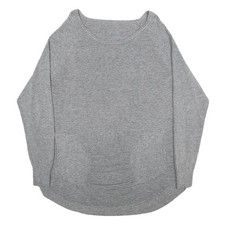 Pull Femme Gris Basique Maille