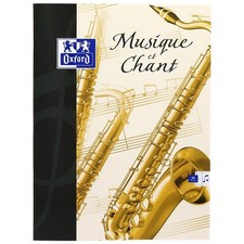 [100103088] Oxford Cahier de musique A4 séyès 24 + 24 pages 90g