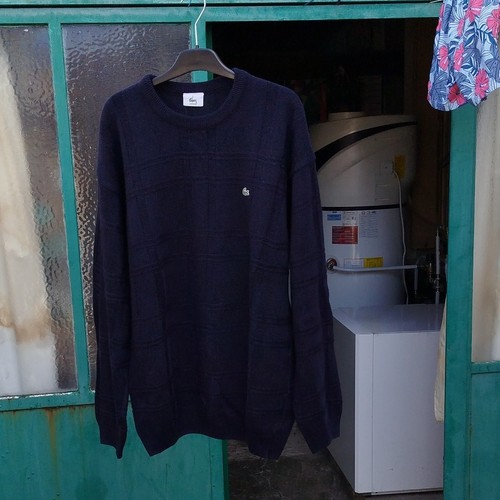 Lacoste pull homme - bleu, marine