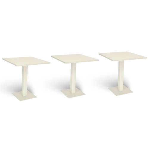 Table bar blanc panna cm - blanc, 70