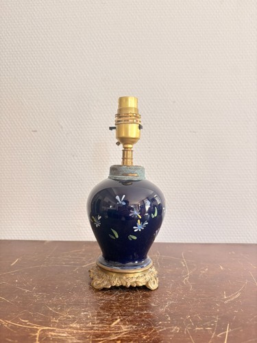 Ancien pied lampe céramique - pied,