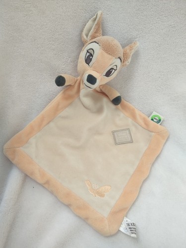 Doudou bambi creme ecru brodé - doudou,