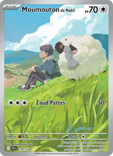 Carte pokémon moumouton - pokémon, de