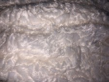 Plaid fausse fourrure blanc écru doux et chaud