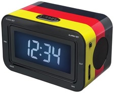 Réveil Radio Bigben RR30 Allemagne Double Alarme Affichage LCD FM Radio Horloge