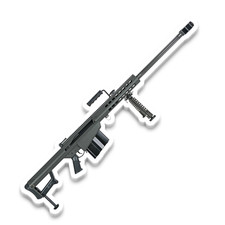 50 CAL Barrett 82A1 6 inch