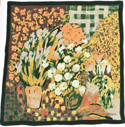 Foulard carré vintage - , 90's