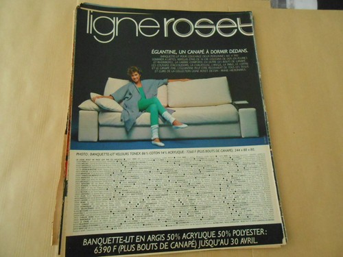 Publicité 1983 ligne roset - 1983,
