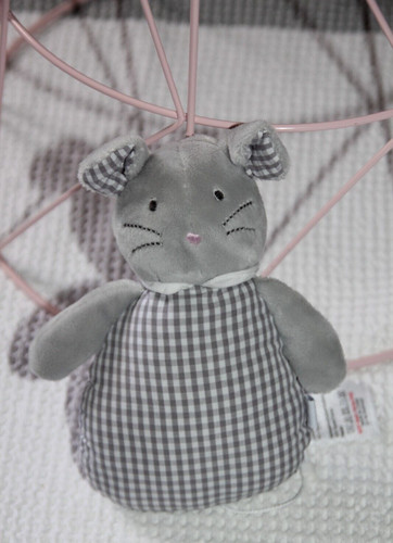 Doudou jacadi souris - souris, gris