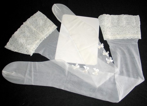 Bas jarretière top dentelle - , t