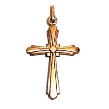 Ancienne Art Déco Croix