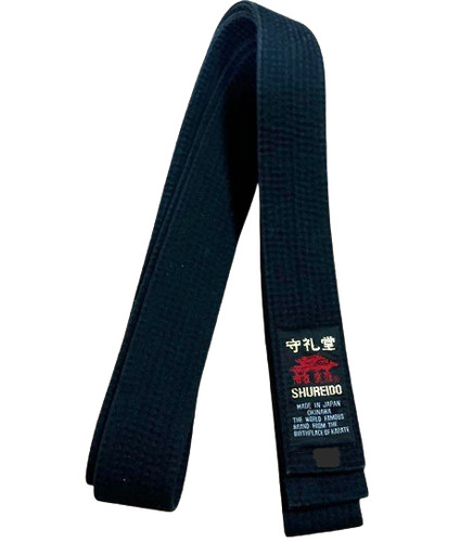 Shureido karate black obi - shureido,