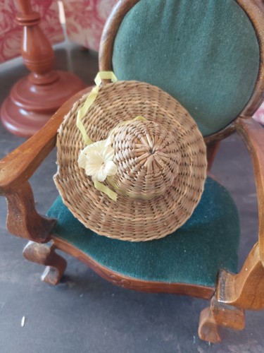 Chapeau paille poupée - paille,