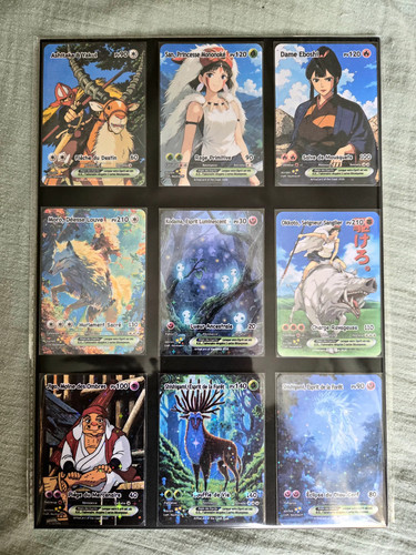 Cartes princesse mononoke - cartes,