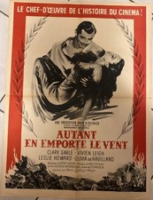 Affiche Cinéma 60x80 cm Autant En Emporte Le Vent Année 1939 (R-55)