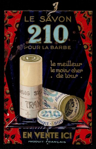 Carton publicitaire savon - le,