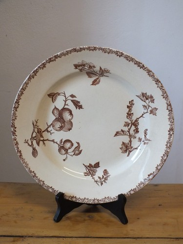 Plat rond terre fer - terre, de